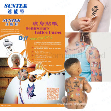 Fashion Body Art Design Stickers Removable Waterproof Temporary Tattoo Paper/Sticker